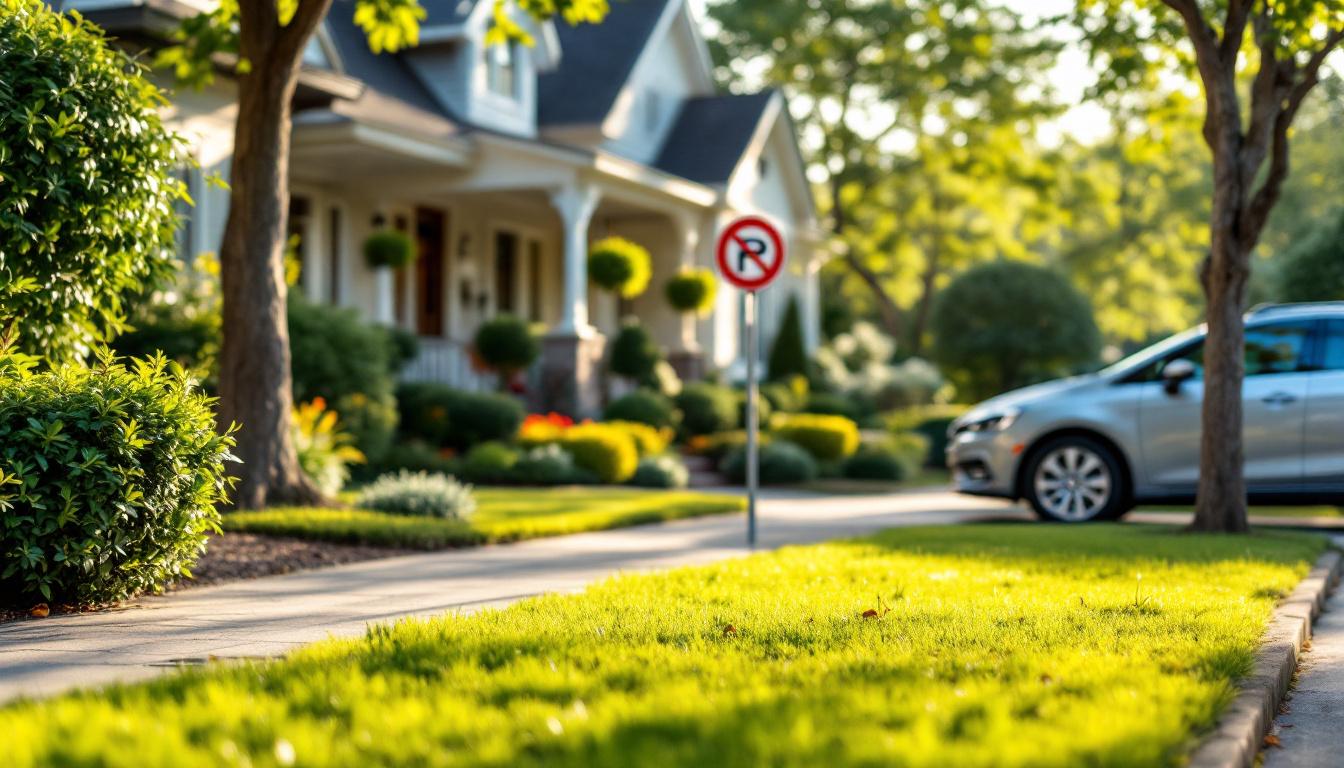 Stationnement trottoir devant maison : les meilleures solutions